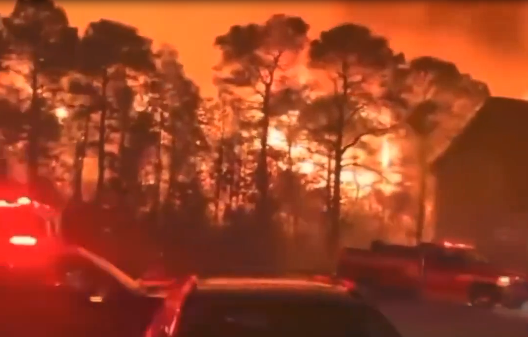 Multiple Wildfires Rage Through North Carolina and South Carolina ...