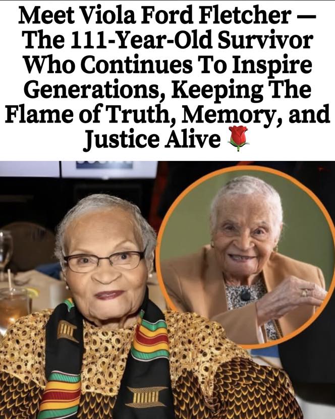 Meet Viola Ford Fletcher — The 111-Year-Old Survivor Who Continues To ...